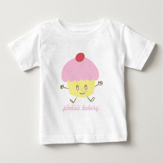 Pinkiebakkerij Baby T-Shirt (Voorkant)