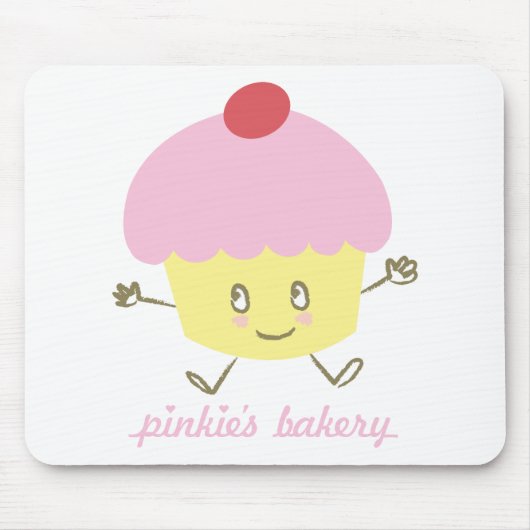 Pinkiebakkerij Cupcake Mousepad Muismat (Voorkant)