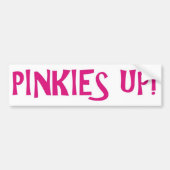 PINKIES PINK BUMPERSTICKER (Voorkant)