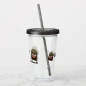 Pinkies Up Moji Acryl Drinkbeker (Links)