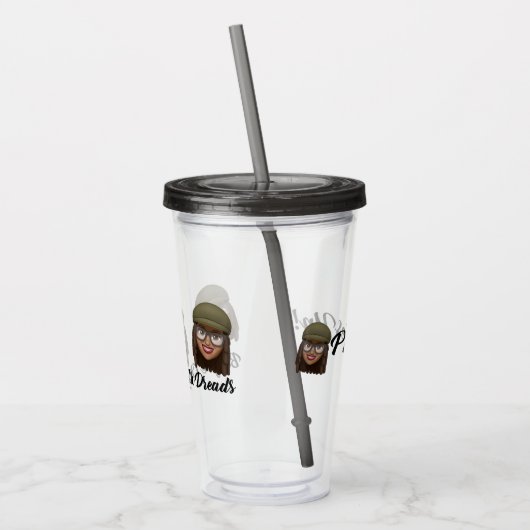 Pinkies Up Moji Acryl Drinkbeker (Links)