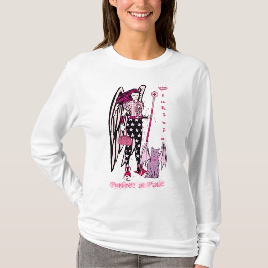 Pinkiria Long-Sleeve T-Shirt (Voorkant)
