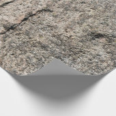 Pinkish-Beige Stone Rock Face Cadeaupapier (Hoek)