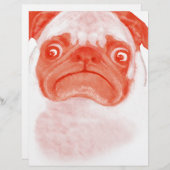 PINKish Coral Grumpy Puggy (Voorkant / Achterkant)