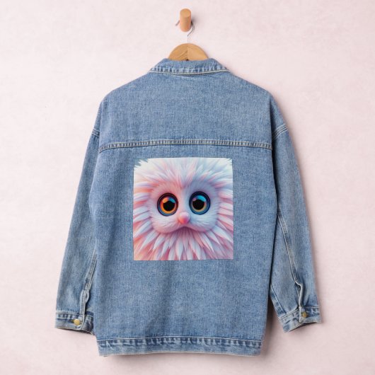 Pinkish Cute Denim Jacket (Hangar)