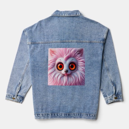 Pinkish-Cutes Denim Jacket (Achterkant)