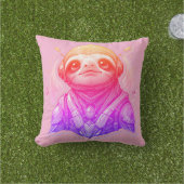 Pinkish Gleams, Cool Streams 41 x 41 Buitenkussen (Gras)