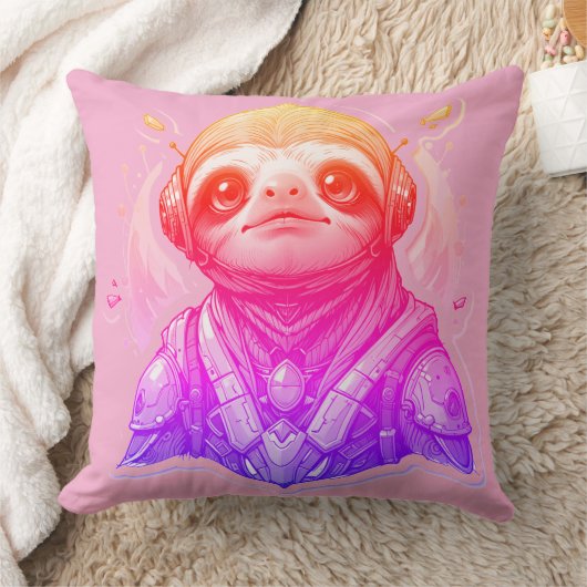 Pinkish Gleams, Cool Streams 51 x 51 Kussen (Deken)