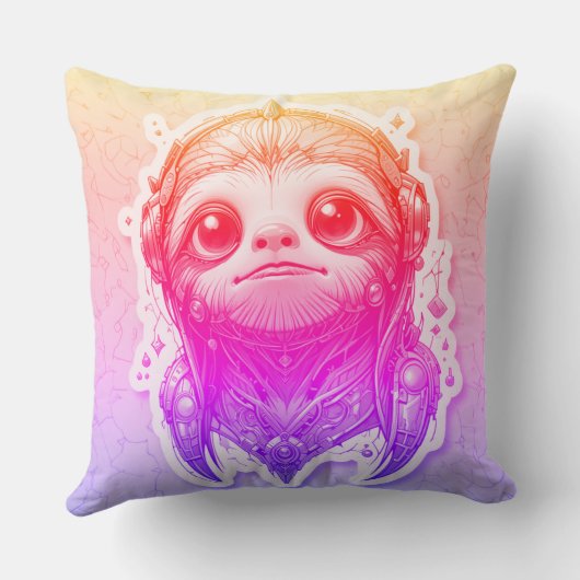 Pinkish Gleams, Cool Streams 51 x 51 Kussen (Achterkant)