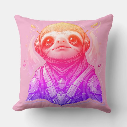 Pinkish Gleams, Cool Streams 51 x 51 Kussen (Voorkant)