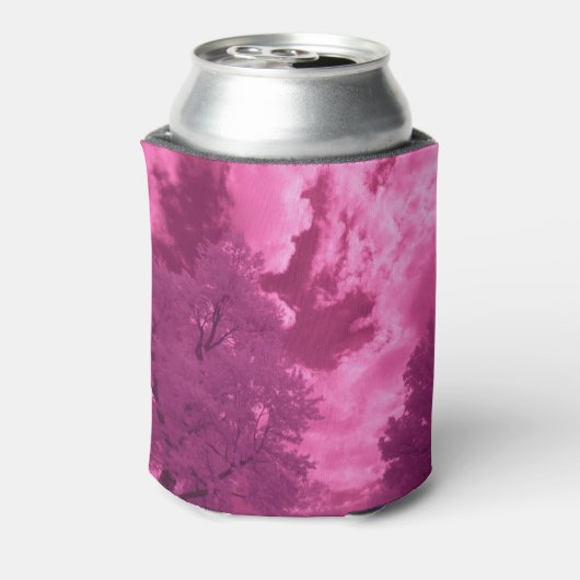 Pinkish Hues Infrared Cloud Blikjeskoeler (Blikje Achterkant)