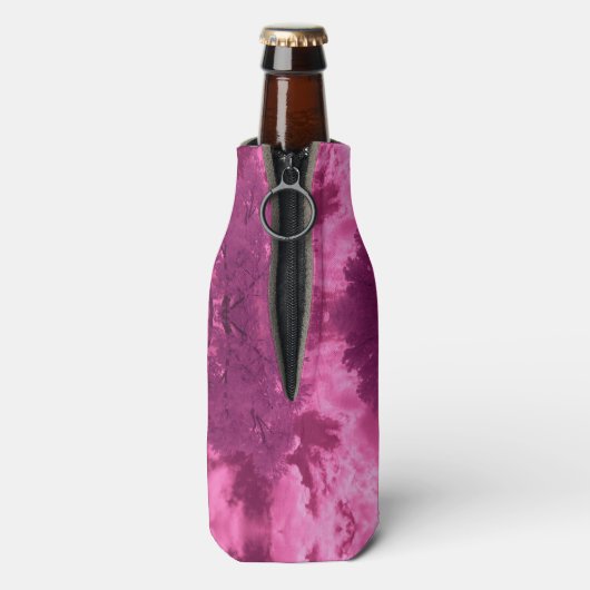 Pinkish Hues Infrared Cloud Flesjeskoeler (Fles Achterkant)