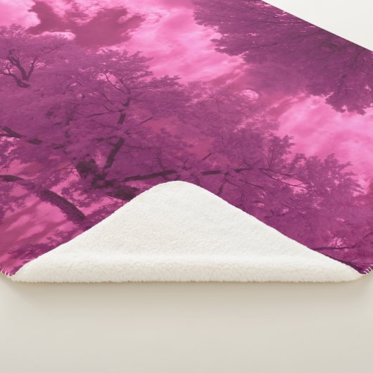 Pinkish Hues Infrared Cloud Sherpa Deken (3/4)