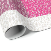  PINKKLEUR PALETTE BOTANICAL LEAF PATROON CADEAUPAPIER (Rol Hoek)