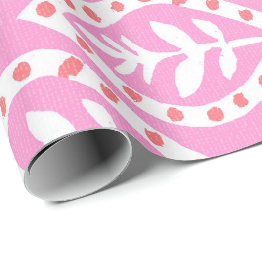 Pinkleaves Cadeaupapier (Rol Hoek)