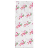 Pinkmas Flamingo Kerst Wijn Gift Bag Wijn Cadeautas (Achterkant)