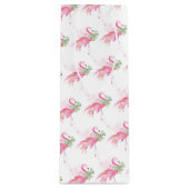 Pinkmas Flamingo Kerst Wijn Gift Bag Wijn Cadeautas (Voorkant)