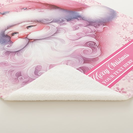 Pinkmas Meisjes Kerstman Naam Deken Kerst Gezellig (3/4)