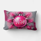 Pinkmas – Neon Holiday Pop Art Kussen (Voorkant)
