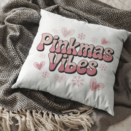 Pinkmas Vibes | Cute Girly Pink Christmas Kussen