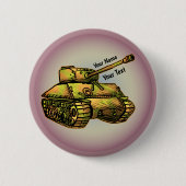 Pinknop voor militaire tank ronde button 5,7 cm (Voorkant)