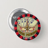 Pinknop voor Poker Princess Ronde Button 5,7 Cm (Voorkant /achterkant)