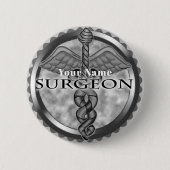 Pinknop voor Silver Surgeon Ronde Button 5,7 Cm (Voorkant)