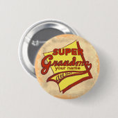 Pinknop voor Super Grandma Ronde Button 5,7 Cm (Voorkant /achterkant)