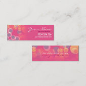 Pinko Bubbles minikaart voor zakelijk contact Contactkaartje (Voorkant / Achterkant)