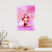 Pinko de Zeemeermin Poster (Keuken)