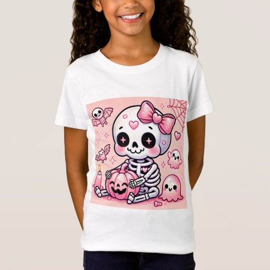 👻💀 Pinkoween is Schattige geworden! 💀👻 T-shirt (Voorkant)