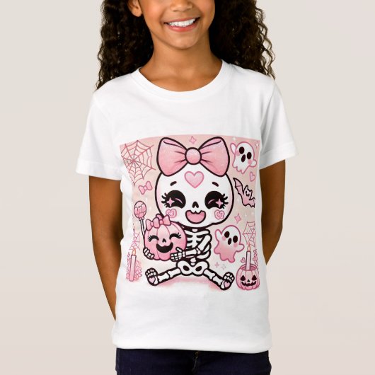 👻💀 Pinkoween is Schattige geworden! 💀👻 T-shirt (Voorkant)