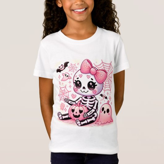 👻💀 Pinkoween is Schattige geworden! 💀👻 T-shirt (Voorkant)
