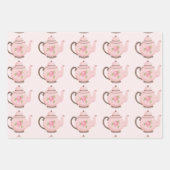 Pinkpapier voor de lentetenpartij inpakpapier vel (Voorkant)
