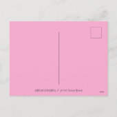 PINKPARTIJ WITCH IS HALLOEEN MAGIC, ZWARTE CAT FEESTDAGENKAART (Achterkant)