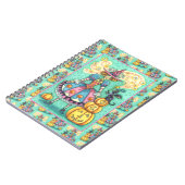 PINKPARTIJ WITCH IS HALLOEEN MAGIC, ZWARTE CAT NOTITIEBOEK (Linkerzijde)