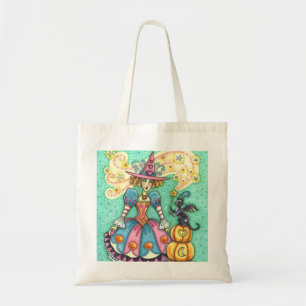 PINKPARTIJ WITCH, MAGISCHE ZWARTE CAT-TRICK OR TRE TOTE BAG