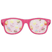 PINKPATROON KOPEN RETRO ZONNEBRIL (Voorkant)