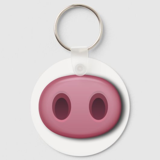 PinkPig Snout Sleutelhanger (Voorkant)