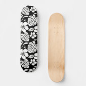 PINKPLUMERIE (ZWART) PERSOONLIJK SKATEBOARD (Voorkant)