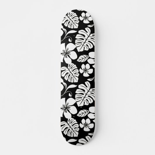 PINKPLUMERIE (ZWART) PERSOONLIJK SKATEBOARD (Voorkant)
