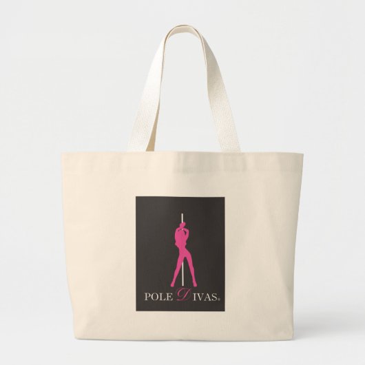 PinkPolePNG Grote Tote Bag (Voorkant)