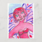 PinkPurpFairy Briefkaart (Voorkant)