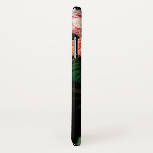 PINKROSES, BUTTERFLY, WITTE STROOMMONOGRAM Case-Mate iPhone CASE (Achterkant / rechts)