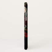 PINKROSES, BUTTERFLY, WITTE STROOMMONOGRAM Case-Mate iPhone CASE (Achterkant/links)