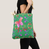 PinkRoses en Butterflies, geïnspireerd op Blauwgro Tote Bag (Dichtbij)