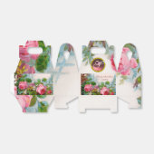 PINKROSES, JASMINEN MET GEM MONOGRAM BEDANKDOOSJES (Uitgevouwen)