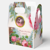 PINKROSES, JASMINEN MET GEM MONOGRAM BEDANKDOOSJES (Geopend)