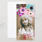 PINKROSSEN, ANEMONEN EN FOTO-TEMPLATE VOOR BUTTERF (Voorkant / Achterkant)