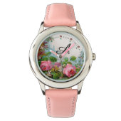 PINKROSSEN EN JASMINEN, MONOGRAM VOOR DE PLANNING HORLOGE (Voorkant)